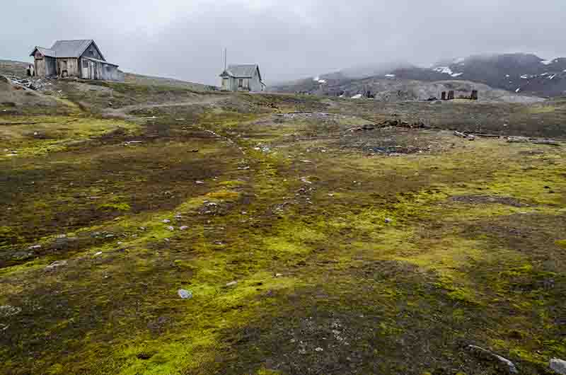 61 - Noruega - islas Svalbard - isla de Spitsbergen - Ny London - antiguo asentamiento minero